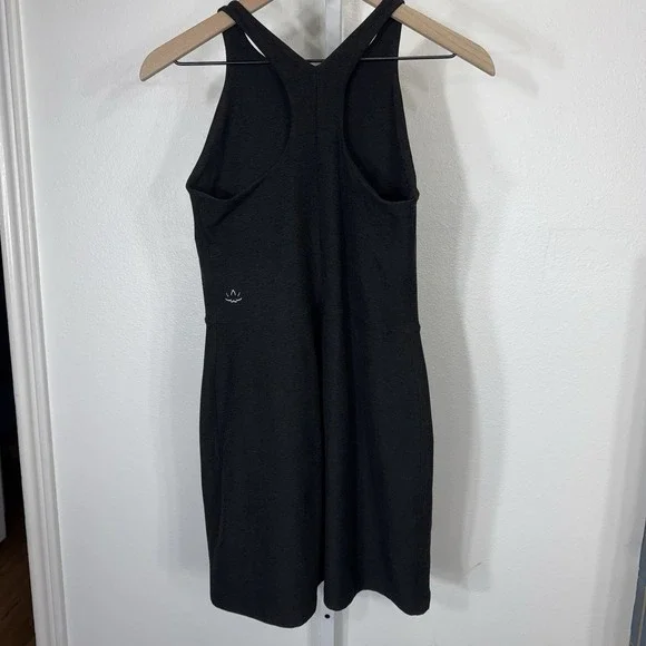 Beyond Yoga Spacedye Refocus Dress Size Medium Black Heather - Picture 5 of 6